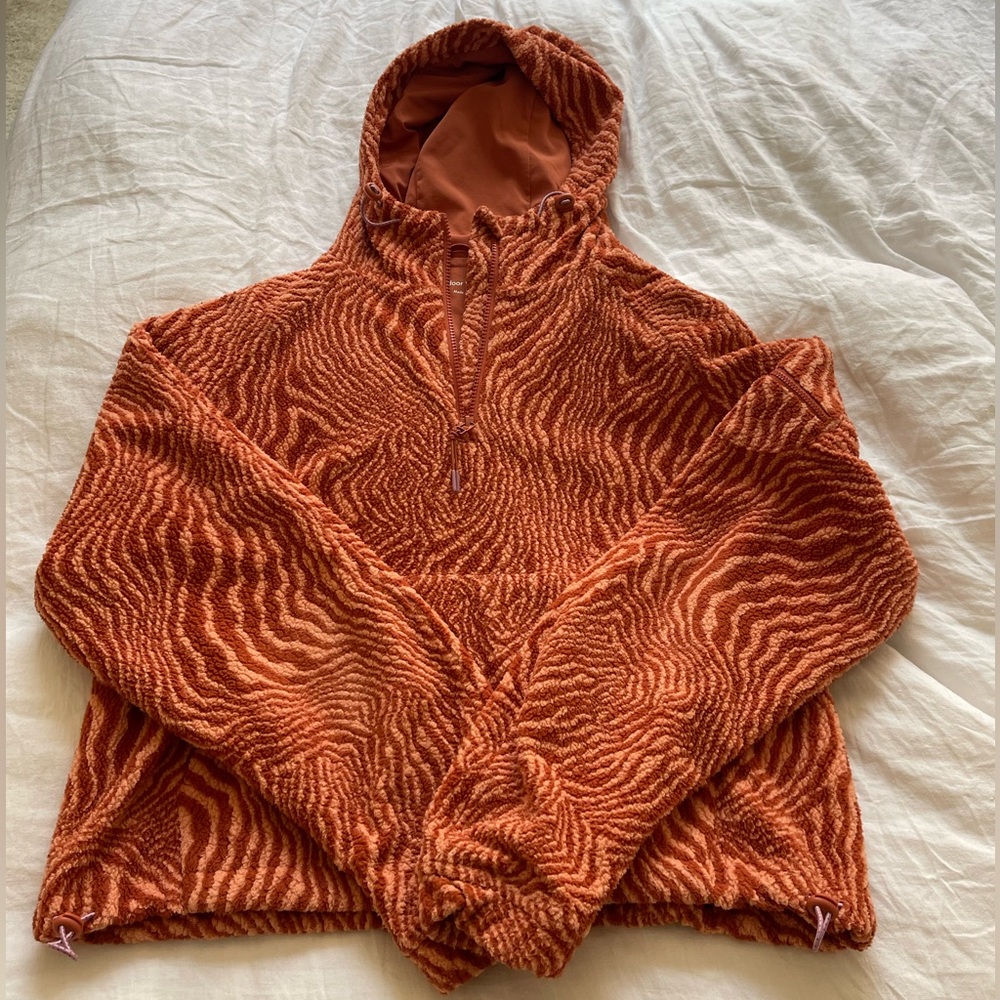 Outdoor Voices Fleece in Orange Sherbet (size medium)